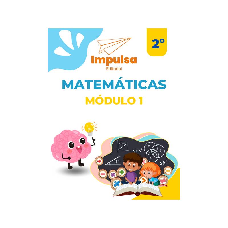 Portada Matematicas 2do. Grado Modulo 1 (2025)
