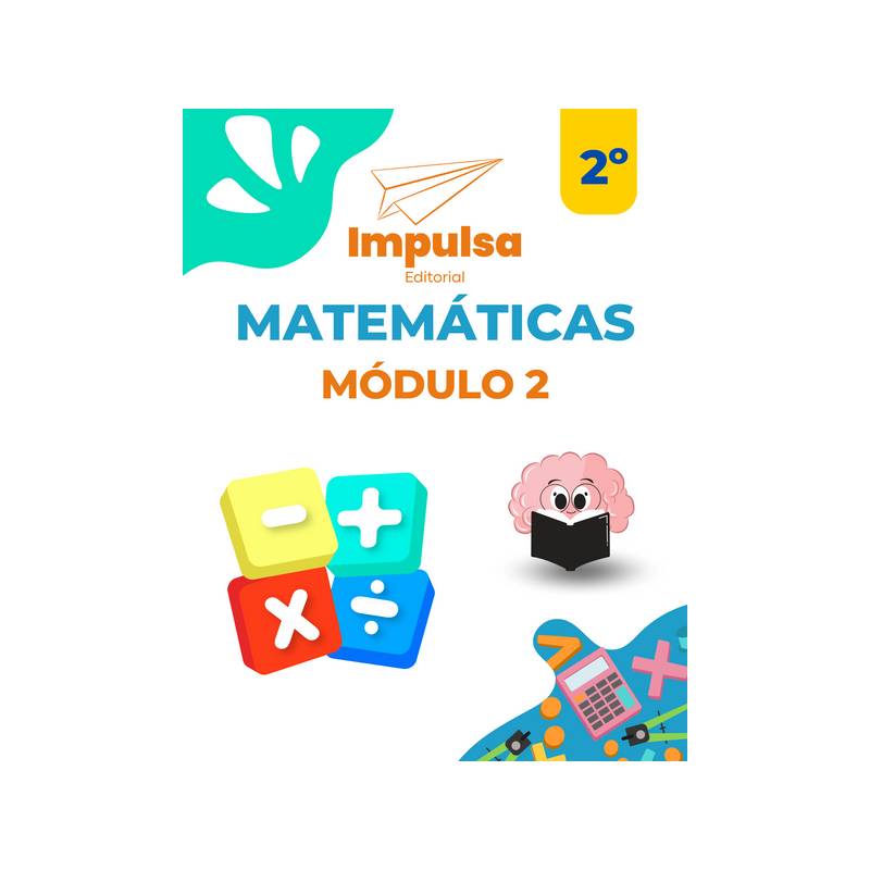 Portada Matematicas 2do. Grado Modulo 2 (2025)