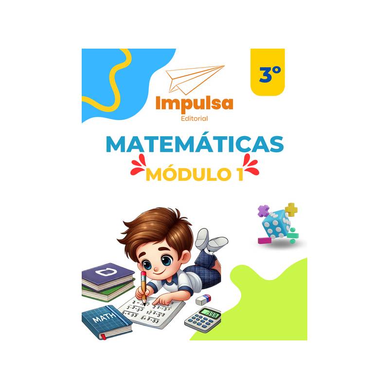 Portada Matematicas 3er. Grado Modulo 1 (2025)