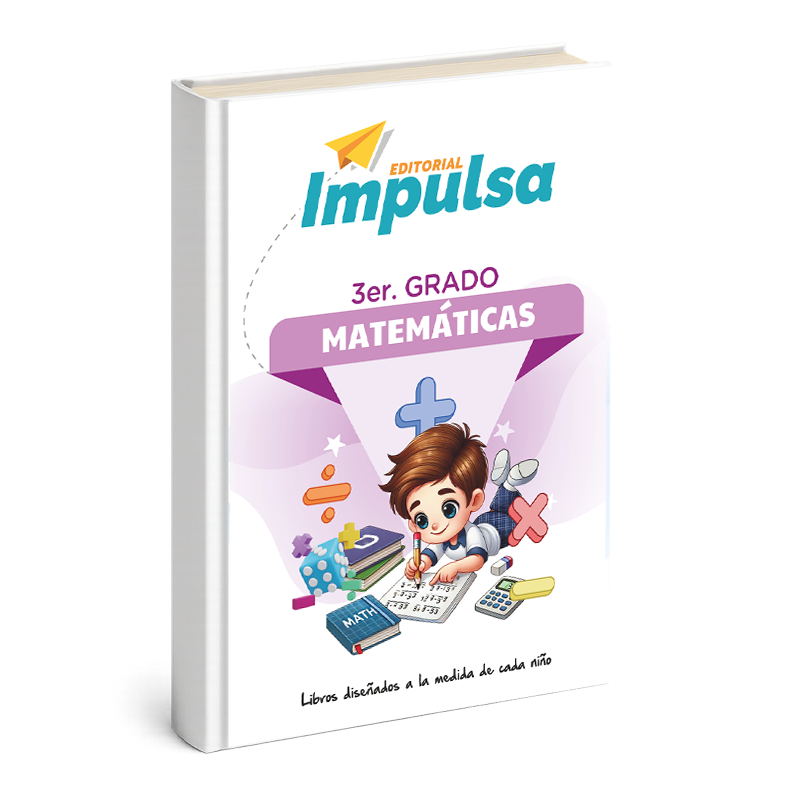 Portada Matemática 3er. Grado